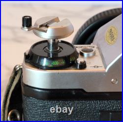 Vintage One Owner Canon AE-1 Program 35 mm Camera 50mm Lens Leather Cover Works