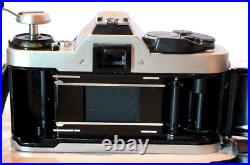 Vintage One Owner Canon AE-1 Program 35 mm Camera 50mm Lens Leather Cover Works