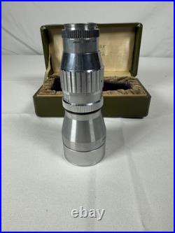 Vintage Oplenon 3 f2.5 Telephoto Lens Japan 1946 Super Optics Case Collectible