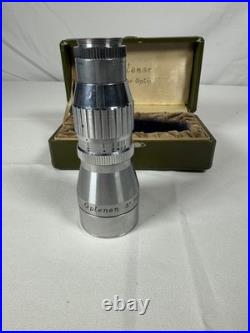 Vintage Oplenon 3 f2.5 Telephoto Lens Japan 1946 Super Optics Case Collectible Vintage Oplenon 3 f2.5 Telephoto Lens Japan 1946 Super Optics Case Collectible