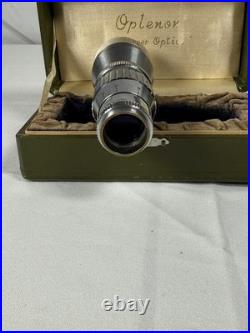 Vintage Oplenon 3 f2.5 Telephoto Lens Japan 1946 Super Optics Case Collectible Vintage Oplenon 3 f2.5 Telephoto Lens Japan 1946 Super Optics Case Collectible