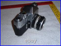 Vintage Original Nikkorex F Slr Camera Body & Nipon Kogaku Japan Nikkor S Lense