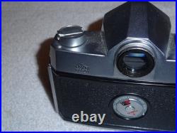 Vintage Original Nikkorex F Slr Camera Body & Nipon Kogaku Japan Nikkor S Lense Vintage Original Nikkorex F Slr Camera Body & Nipon Kogaku Japan Nikkor S Lense