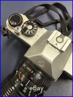 Vintage PENTAX K1000 K-1000 35mm FILM SLR Camera with 35-135mm Zoom Lens And 50mm