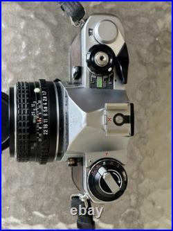 Vintage PENTAX ME SE Brown 35mm SLR FILM CAMERA + 50mm Lens JAPAN Working
