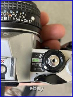 Vintage PENTAX ME SE Brown 35mm SLR FILM CAMERA + 50mm Lens JAPAN Working