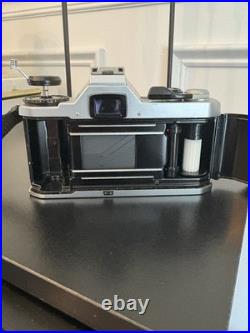 Vintage PENTAX MG 35mm SLR film camera 50mm 12 Wide Angle Zoom Lens AF160 Flash