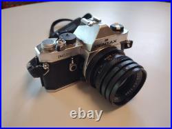 Vintage PENTAX MX 35mm camera, with Flash, Kaligar Lens, Gemini Zoom, Case, Extras Vintage PENTAX MX 35mm camera, with Flash, Kaligar Lens, Gemini Zoom, Case, Extras