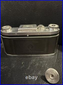 Vintage PRAKTIFLEX FX 35mm Film SLR Camera with Primoplan 2.5/50mm Lens