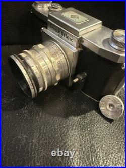 Vintage PRAKTIFLEX FX 35mm Film SLR Camera with Primoplan 2.5/50mm Lens
