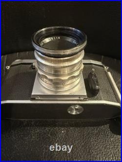 Vintage PRAKTIFLEX FX 35mm Film SLR Camera with Primoplan 2.5/50mm Lens