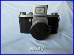 Vintage PRAKTIFLEX FX 35mm Film SLR Camera with THREE Lenses
