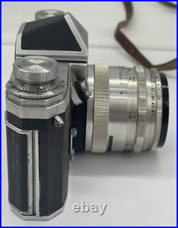 Vintage PRAKTINA FX Camera With Carl Zeiss Jena Flektogon 2,8/35 Lens & Case