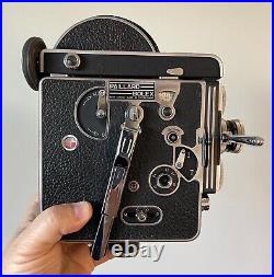 Vintage Paillard Bolex H16 REX 1 REFLEX 16mm Camera with 25mm f1.4 Switar RX Lens