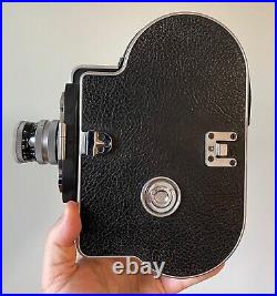 Vintage Paillard Bolex H16 REX 1 REFLEX 16mm Camera with 25mm f1.4 Switar RX Lens