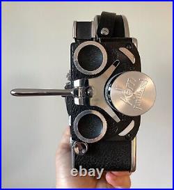 Vintage Paillard Bolex H16 REX 1 REFLEX 16mm Camera with 25mm f1.4 Switar RX Lens