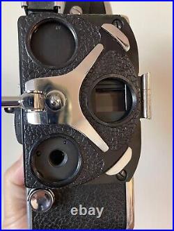 Vintage Paillard Bolex H16 REX 1 REFLEX 16mm Camera with 25mm f1.4 Switar RX Lens