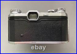 Vintage Pentacon F German 35mm Film Camera Enna Ennit 50mm f2.8 Lens M42 Works