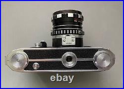 Vintage Pentacon F German 35mm Film Camera Enna Ennit 50mm f2.8 Lens M42 Works