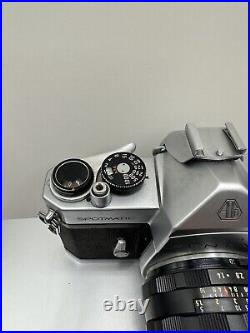 Vintage Pentax ASAHI Spotmatic 35mm SLR Camera SMC Takumar 11.4/50 Lens WithCase