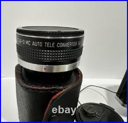 Vintage Pentax Asahi K100 Camera Set Up with Achiever Flash 2 Lenses