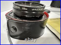 Vintage Pentax Asahi K100 Camera Set Up with Achiever Flash 2 Lenses