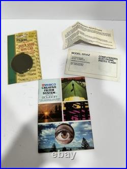 Vintage Pentax Asahi K100 Camera Set Up with Achiever Flash 2 Lenses