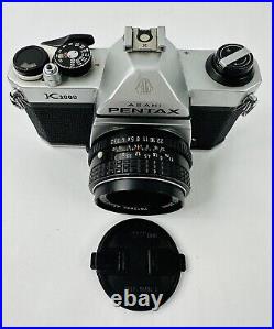 Vintage Pentax Asahi K1000 35mm SLR Camera Kit with 50mm & 28mm Lenses
