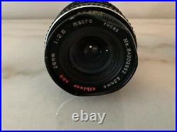 Vintage Pentax Asahi ME SE 35mm Camera With3 Lenses. Parts Or Repair. Read Listing