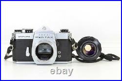 Vintage Pentax Asahi Spotmatic SP Film Camera And Takumar 50mm f/1.4 50mm Lens