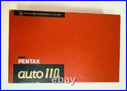 Vintage Pentax Auto110 SLR Camera 18mm 24mm 50mm Lenses Flash & Winder AF130P