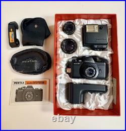 Vintage Pentax Auto110 SLR Camera 18mm 24mm 50mm Lenses Flash & Winder AF130P Vintage Pentax Auto110 SLR Camera 18mm 24mm 50mm Lenses Flash & Winder AF130P