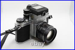 Vintage Pentax H3v 35mm SLR Film Camera WORKS Super Takumar 55mm f1.8 Lens Case