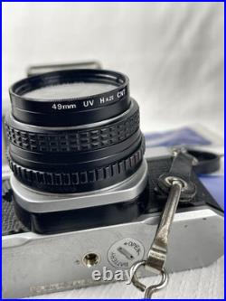 Vintage Pentax K1000 35mm Film Camera Kit With Multiple Lenses, Flash, Case Bundle