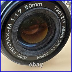 Vintage Pentax K1000 35mm Film Camera w Asahi Pentax M 50mm Lens Hong Kong