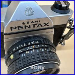 Vintage Pentax K1000 35mm Film Camera w Asahi Pentax M 50mm Lens Hong Kong