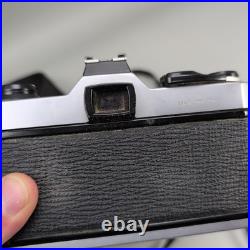 Vintage Pentax K1000 35mm SLR Film Camera Kit 50mm F2 Lens 70-210mm Untested