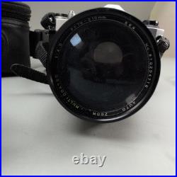 Vintage Pentax K1000 35mm SLR Film Camera Kit 50mm F2 Lens 70-210mm Untested