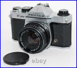 Vintage Pentax K1000 35mm SLR Film Camera with SMC 50mm f/2 Lens Tested Working Vintage Pentax K1000 35mm SLR Film Camera with SMC 50mm f/2 Lens Tested Working