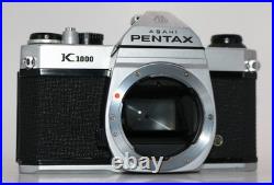 Vintage Pentax K1000 35mm SLR Film Camera with SMC 50mm f/2 Lens Tested Working