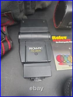 Vintage Pentax K1000 50mm Lens Accessories Manual Asahi Film Camera Photography