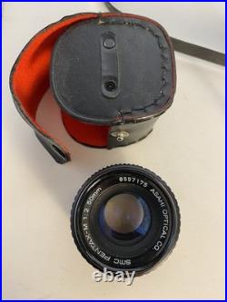 Vintage Pentax K1000 Film Camera 35mm Bundle with 5 Lens in Cases Lot Japan