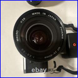 Vintage Pentax K1000 SLR Camera with 3 lenses & flash Vintage Pentax K1000 SLR Camera with 3 lenses & flash