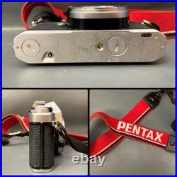 Vintage Pentax ME Super 35mm SLR Camera with 35mm, 50mm, 135mm Lenses, Flash READ