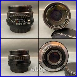 Vintage Pentax ME Super 35mm SLR Camera with 35mm, 50mm, 135mm Lenses, Flash READ