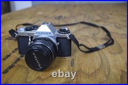 Vintage Pentax ME Super 35mm SLR Film Camera Japan SMC 50mm f/1.4 Lens Hoya UV