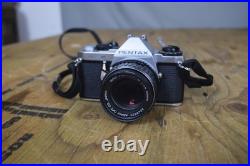 Vintage Pentax ME Super 35mm SLR Film Camera Japan SMC 50mm f/1.4 Lens Hoya UV