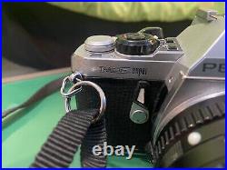 Vintage Pentax ME Super Camera With Accessories, Lenses, Case, Filters, Etc