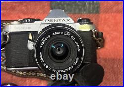 Vintage Pentax ME Super SE 35mm SLR Film Camera Pentax-M 12 50mm Lens & Beck