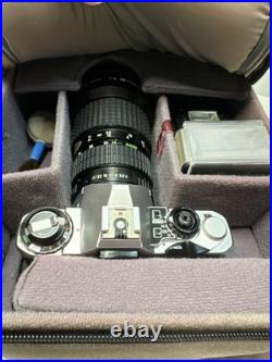 Vintage Pentax ME Super SLR Camera with Lens, Flash & Bag Tested Please Read